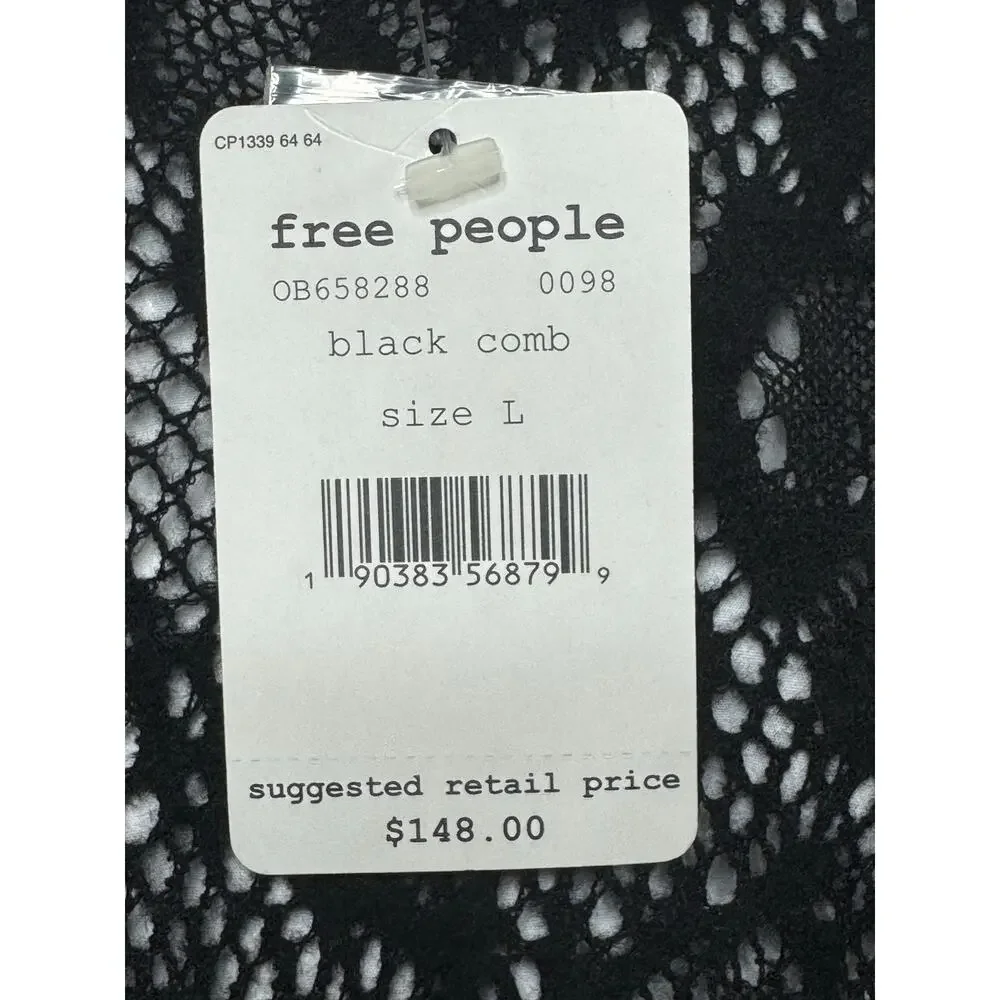 NWT Free People Women's Pretty Princess Overlay Shirt Dress - Size L - Picture 3 of 5